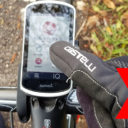 The Garmin Edge 1030 and thick winter gloves…