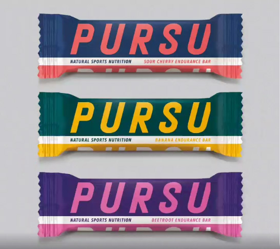 The three Pursu energy bars 